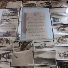 William A Rockefeller F Trubee Davison First Yale Unit Rare Photos w/Letter WW1 picture