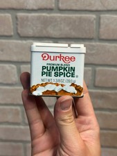 Vintage Durkee's Pumpkin Pie Spice Advertising Tin picture