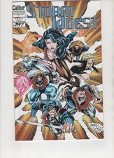 Storm Quest #1, 1st Pro Art by Greg Land, NM 9.4, Caliber, 1994, See Scans picture