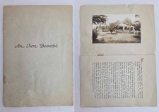 1930s vintage WALDEN ny MINWARD BUNGALOW ad PHOTO BOOKLET MINNIE REED picture