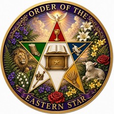 Order of Eastern Star Metal Sign picture