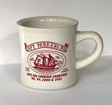 Vintage Capt Captain Parker's Pub Cape Cod Boston Chowder Champs 2001 Coffee Mug picture