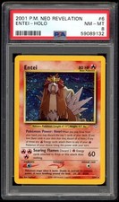 Entei Holo 6/64 PSA 8 Neo Revelation Pokemon Card Game picture