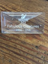 SWAROVSKI Retired SCS 1996-1998 Fabulous Creatures Store Counter Sales Plaque picture
