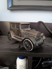 Vintage Cast Iron 1924 Model T Car Coin Bank picture