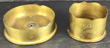 WW1 Brass Artillery Shell Trench Art Sedan France 77th infantry Division 1918 picture
