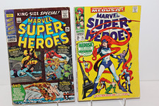 Marvel Super-Heroes Lot #1 & #15 (1966-1968) 1st Solo Medusa, Origin Daredevil picture