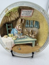 Beatrice Potter “ Rosemary And Lavender “. 3 D Musical Collectors Plate picture
