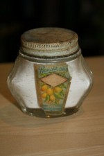 Vintage Bonita Brand Glass Makeup Powder Jar FULL picture