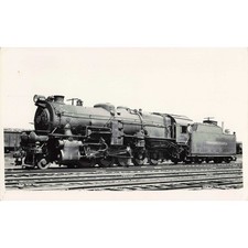 RPPC Pennsylvania Railroad Steam Locomotive 4579 PRR Tender Real Photo Postcard picture