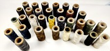 vintage Lot of 32 EMPECO BOILFAST wooden Spools picture