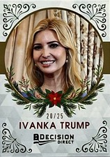IVANKA TRUMP 2020 Decision Direct Holiday #08 GOLD FOIL 20/25 RARE GEM 💎💎💎 picture