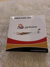 JC Wings 1:400 Air Belgium Airbus A340-300 Diecast Aircraft JET Model picture