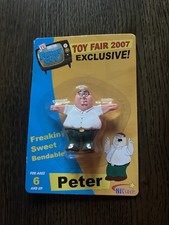 Family Guy NJ Croce Freakin' Sweet Bendable Peter Toy Fair 1,676/2,007 Sealed picture