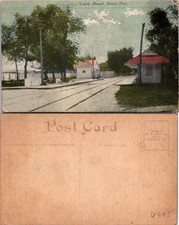 Toledo OH Toledo Beach, Roadway Vintage Postcard 72251 picture