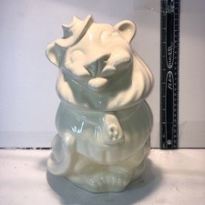 VINTAGE 1940'S BELMONT WINKING LION COOKIE JAR picture