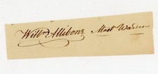 Wm Allibone Autograph Signature Clip “Master Warden” Port of Philadelphia 1790s picture