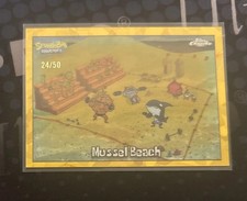 2025 Topps Chrome SpongeBob SquarePants Mussel Beach  #60,  Gold 24/50 picture