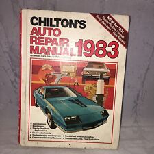 Chilton's 1976-1983 Auto Repair Manual Hard Cover 1000's Illustrations       picture