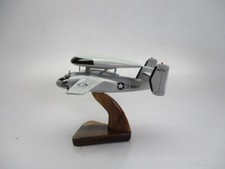 E-1B Tracer US Navy Airplane Desktop Mahogany Kiln Dried Wood Model Regular New picture