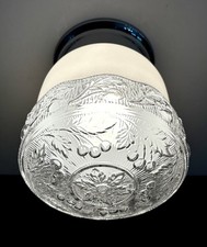 Antique/Vintage Art Deco “Mini” 1930s-50s Cherry Kitchen Ceiling Light Fixture picture