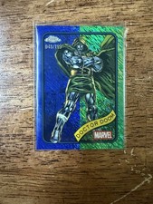2025 Topps Chrome Marvel Doctor Doom Green Blue Shimmer /199 #148 Doomsday picture