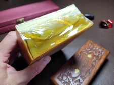 Original Amber Bakelite block for Making Prayer Beads, Rosary, مسبحة الصلاة picture