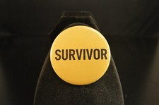 SURVIVOR Lot of 3 BUTTONS Large 2 1/4