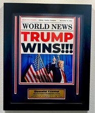 President Donald J. Trump Deluxe Limited Edtion Frame. Own A Piece Of History. picture