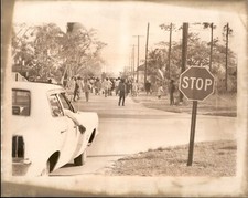 LG46 1969 Original CA Mitchell Photo HOMESTEAD JR HIGH Florida Civil Rights Era picture
