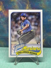 2024 Topps Series 2 Prelander Berroa RC 1989 Auto #89BA-PBE Mariners picture