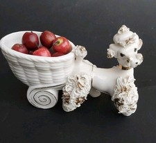 Spaghetti Poodle Wagon Vintage MCM Inarco  Cart Planter Exc. Condition Japan picture