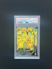 Pokemon 2021 Pikachu V-UNION Promo #142 Celebrations Collection PSA 10 picture