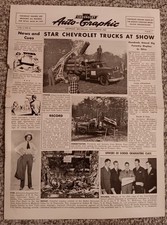 Rare Vintage Nov 1949 Chevrolet Auto Graphic Service News Vol 3 No 11 Detroit MI picture