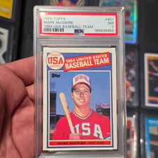 Topps 1985 Topps Mark McGwire #401 1984 USA Baseball Team PSA 7 164639453 picture