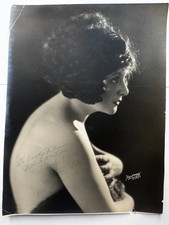 Incredible Flo Bert 1920s Photographed by Fred Hartsook Portrait Photo Signed picture