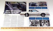 1983 1984 1985 1986 1987 1988 CHEVROLET MONTE CARLO SS ORIGINAL 2006 ARTICLE picture