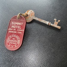 Summit Hotel Atop Mt Summit Uniontown PA Vintage Hotel Key Skeleton Retro picture