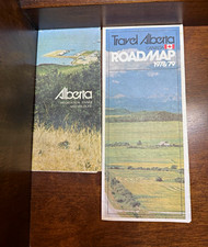 Alberta Canada Tourist Maps & Brochures Lot Road Map, South-East Street Maps picture