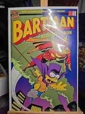 BARTMAN 3 MEETS RADIOACTIVE MAN 1994 ART  STEVE VANCE BILL MORRISON CARD INSIDE  picture