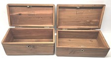2x Vintage Lane Cedar Chest Salesman Sample Trinket Boxes Pennsylvania  picture