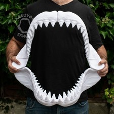Shark Jaw 60cm 3d Printed Great White Replica Mini Megalodon Ornament 4 part kit picture