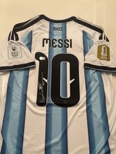 🔥⚽️ Lionel Messi, Hand Signed 2026 Argentina Home Jersey Beckett COA ⚽️🔥 picture