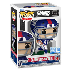Funko POP Cameron Skattebo New York Giants NFL Exclusive Figure 355 + Protector picture