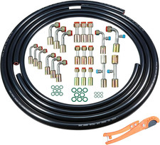 26Pcs AC Hose Kit, 6.5Ft Air Conditioning Hose and Fitting Kit - Includes 6.5Ft picture