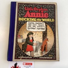 30s LITTLE ORPHAN ANNIE BUCKING THE WORLD HAROLD GRAY CUPPLES LEON CHILDREN BOOK picture