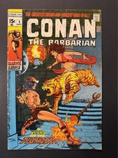 Conan The Barbarian #5 1971 Barry Windsor-Smith Cover & Art Marvel VG 4.0 picture