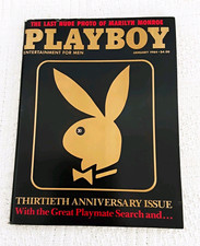 VTG Playboy Magazine Jan 1984, 30th Annivrsry, Marilyn Monroe With Centerfold picture