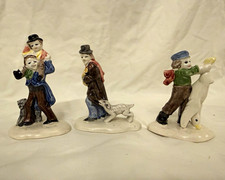 Vintage Fitz & Floyd FF Korea Hand Painted Family Figurines Set of 3 picture