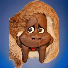 WALLY --- Naber Kids Alaskan NUNI WALRUS DOLL  Hand carved WOOD Fur w/ Tag 11